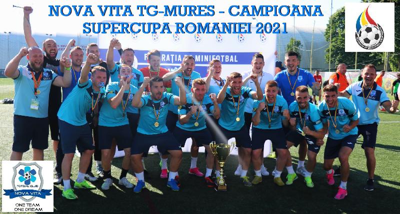 Nova Vita Târgu Mureș și-a trecut în palmares Supercupa României!